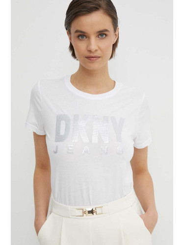 Тениска Dkny в бяло DJ4T1050