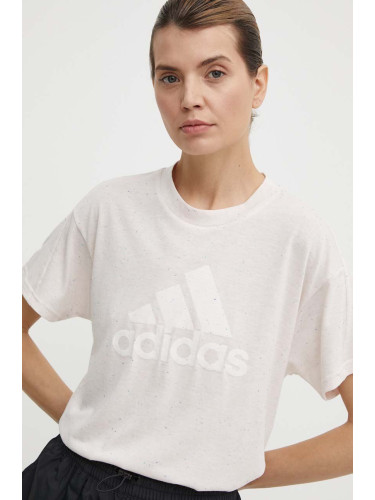 Тениска adidas в розово IS3629