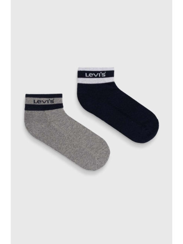 Чорапи Levi's (2 броя) в тъмносиньо