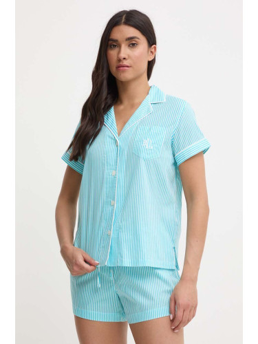 Пижама Lauren Ralph Lauren дамска в синьо ILN12327