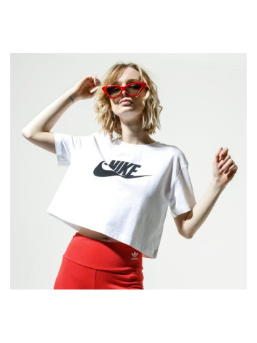 Nike Тениска Sportswear Essential дамски Дрехи Тениски BV6175-100 Бял