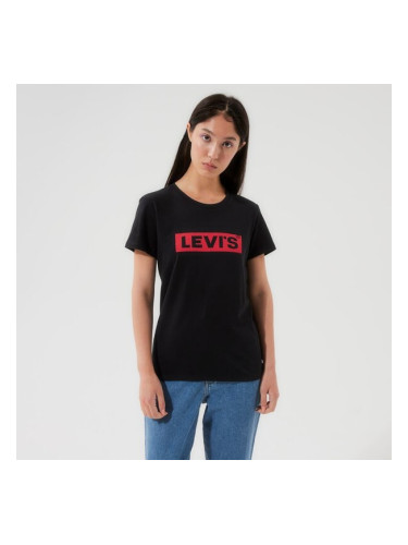 Levi's Тениска The Perfect Tee дамски Дрехи Тениски 17369-1506 Черен