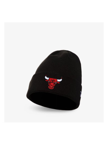 New Era Зимна Шапка Essential Cuff Knit Bulls Chicago Bulls  дамски Аксесоари Зимни шапки 12156075 Черен