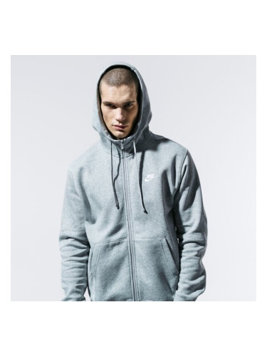 Nike Суитчър С Цип Sportswear Club Fleece  мъжки Дрехи Суичъри BV2645-063 Сив