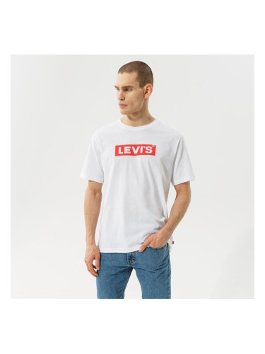 Levi's Тениска Boxtab T мъжки Дрехи Тениски 16143-0181 Бял