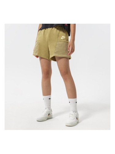 Nike Шорти W Nsw Air Flc Short дамски Дрехи Къси панталони DM6470-769 Зелен