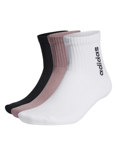 adidas HC QUARTER 3PP Комплект чорапи, черно, размер