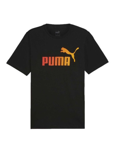 Puma ESSENTIALS + SUMMER SPORTS TEE Мъжка тениска, черно, размер