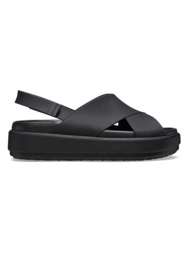 Crocs BROOKLYN LUXE CROSS STRAP W Дамски сандали, черно, размер 38/39