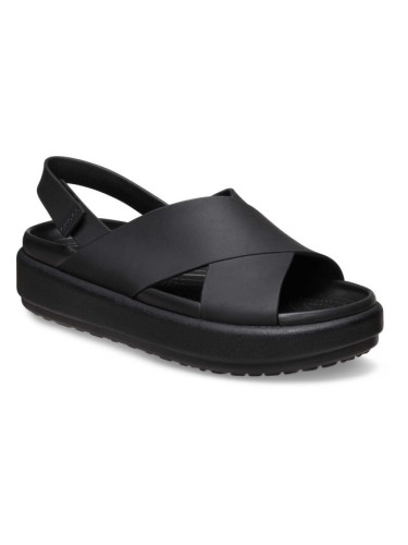 Crocs BROOKLYN LUXE CROSS STRAP W Дамски сандали, черно, размер 41/42