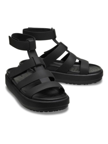 Crocs BROOKLYN LUXE GLADIATOR W Дамски сандали, черно, размер 41/42