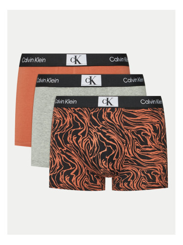 Calvin Klein Underwear Комплект 3 чифта боксерки 000NB3528E Цветен