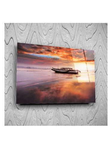 Стъклено АРТ пано - Морски залез