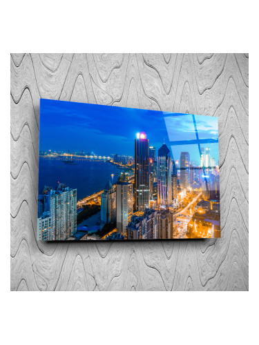 Стъклено АРТ пано - Светлините на града