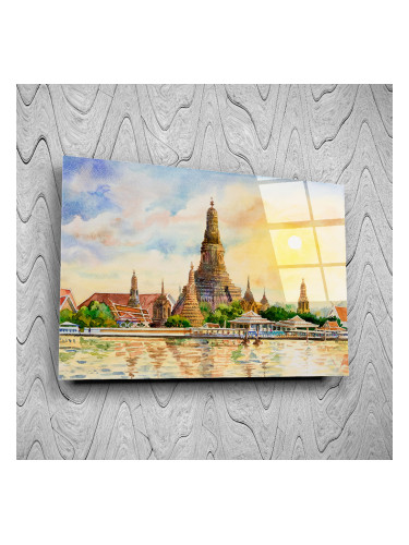 Стъклено АРТ пано - Поглед в Индия