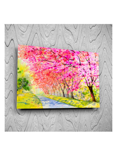 Стъклено АРТ пано - Розово спокойствие