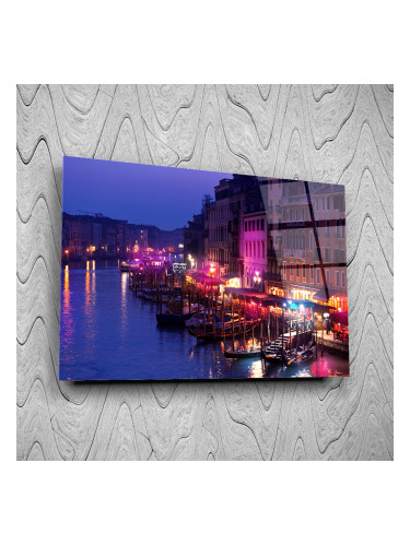 Стъклено АРТ пано - Лилава река