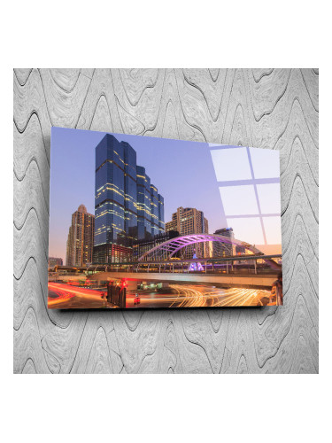 Стъклено АРТ пано - Небостъргачи