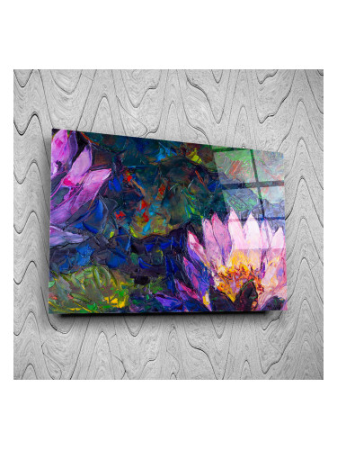 Стъклено АРТ пано - Розов лотос