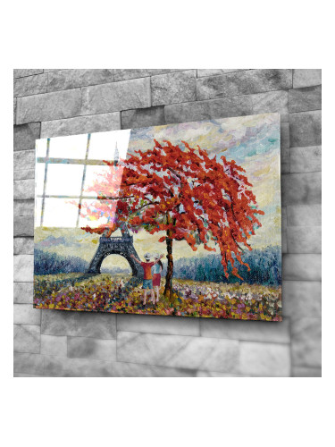 Стъклено АРТ пано - Романтичен Париж