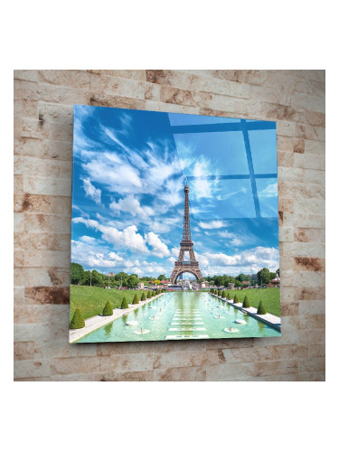 Стъклено АРТ пано - Нежен Париж