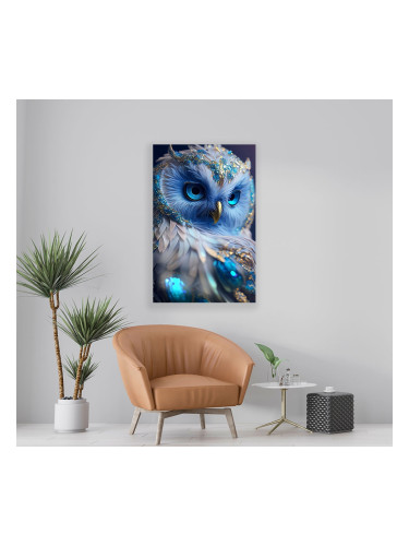 Стъклено АРТ пано - Арт сова