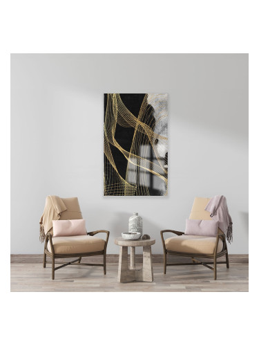 Стъклено АРТ пано - Златни Вибрации