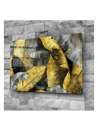 Стъклено АРТ пано - Бананови листа