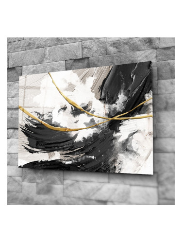 Стъклено АРТ пано - Луксозен абстракт