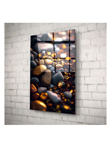 Стъклено АРТ пано - Сияние на речния бряг