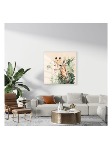 Стъклено АРТ пано - В зеления оазис