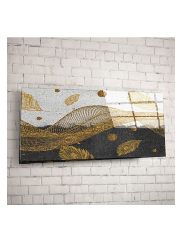 Стъклено АРТ пано - Златни орнаменти