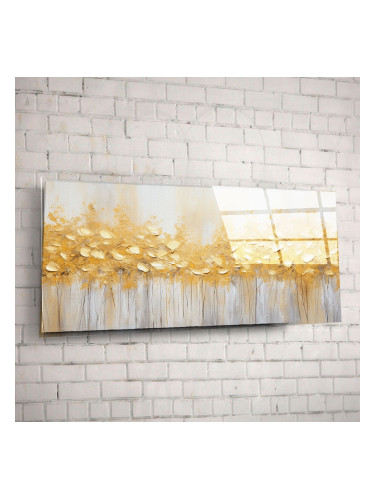 Стъклено АРТ пано - Листопад в злато