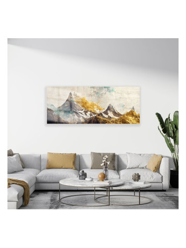 Стъклено АРТ пано - Сред планините