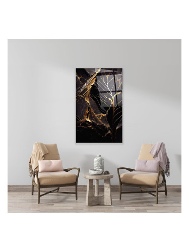 Стъклено АРТ пано - Златни нишки