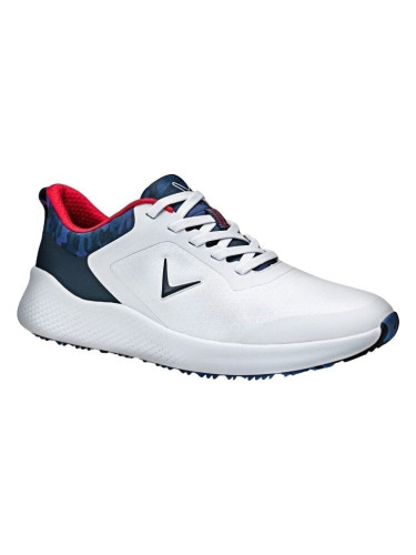 Callaway Chev Star Mens Golf Shoes White/Navy/Red 40