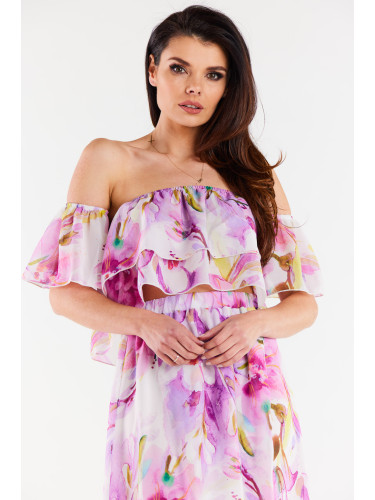 Awama Woman's Blouse A511 Violet