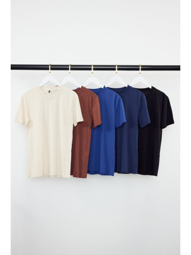 Мъжка тениска Trendyol Multi-Coloured 5P