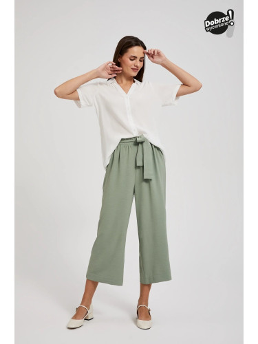 Women's summer trousers MOODO - olive