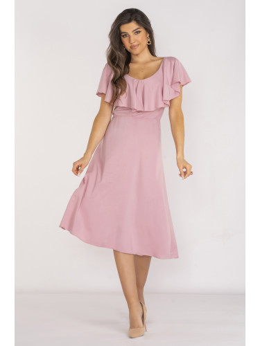 Awama Woman's Dress A659 Dirty Pink