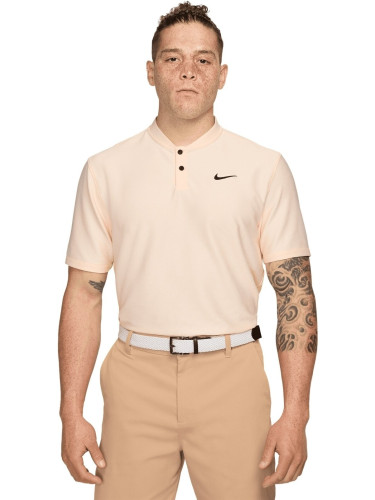 Nike Dri-Fit Tour Texture Mens Polo Guava Ice/Black L Риза за поло