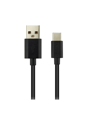 Кабел Canyon CNE-USBC2B, от USB A(м) към USB Type C(м), 1.8m, черен