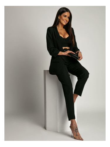 Women's Elegant Jacket + Pants - Black