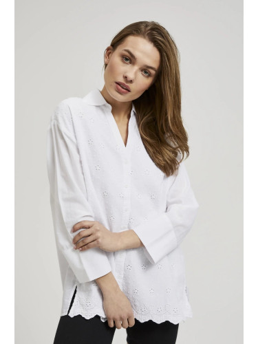 Marisse Women's Shirt L-Ko-4340 White