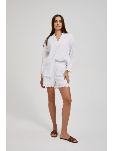 Marisse Women's Shorts L-Sh-4309 White