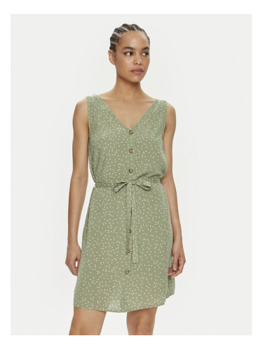 Vero Moda Лятна рокля Bumpy 10286519 Зелен Regular Fit