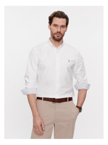 Polo Ralph Lauren Риза 710767441007 Бял Slim Fit