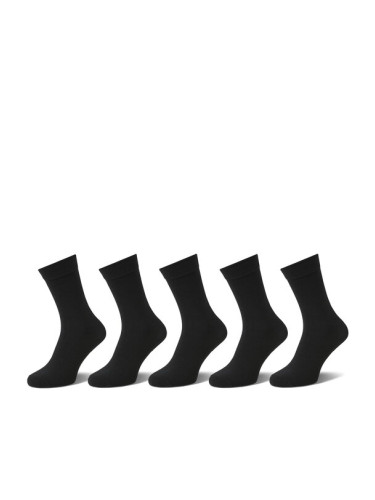 Jack&Jones Junior Комплект 5 чифта дълги чорапи детски 12206201 Черен