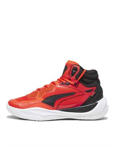 PUMA Playmaker Pro Mid Basketball Shoes Red