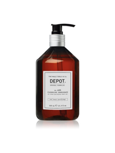 Depot 600 BODY SOLUTIONS NO. 605 CLEANSING HAND SHAKE почистващ гел за ръце 500 мл.